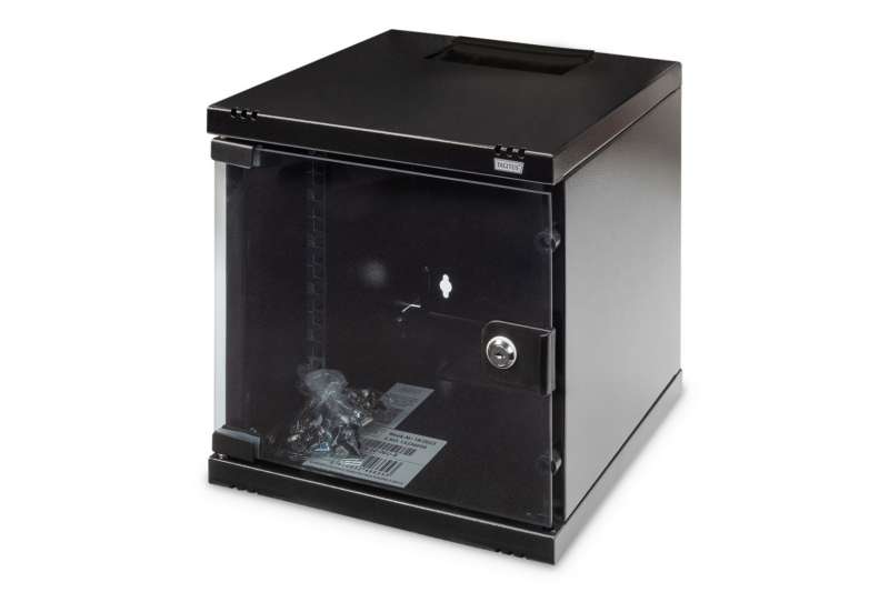 Digitus DN-10-06U-B Falra szerelhető Rackszekrény Black