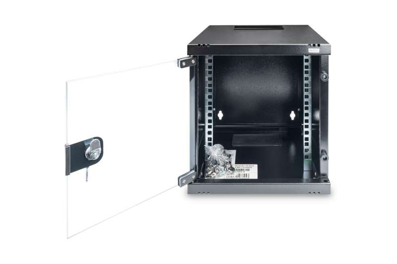 Digitus DN-10-06U-B Falra szerelhető Rackszekrény Black