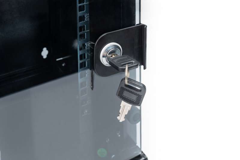 Digitus DN-10-06U-B Falra szerelhető Rackszekrény Black