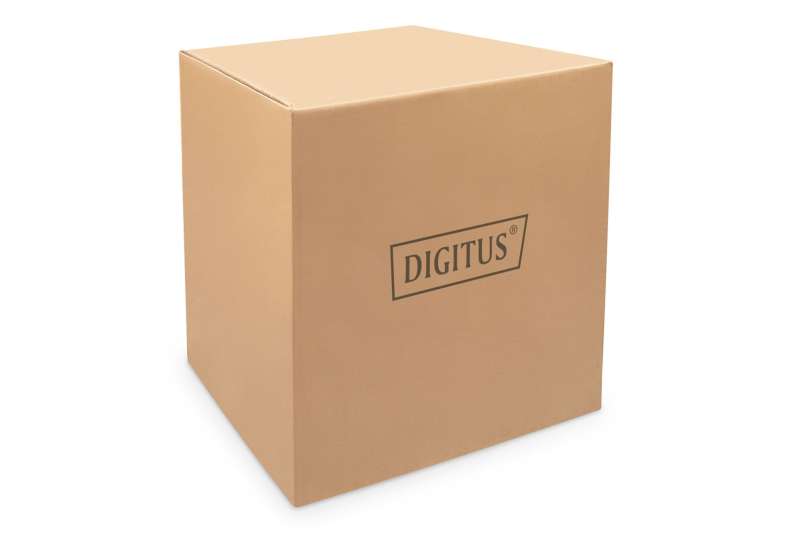 Digitus DN-10-06U-B Falra szerelhető Rackszekrény Black