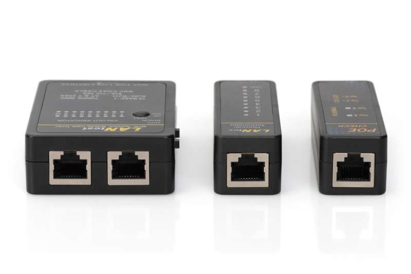 Digitus DN-14001-1 hálózati kábelteszter Black