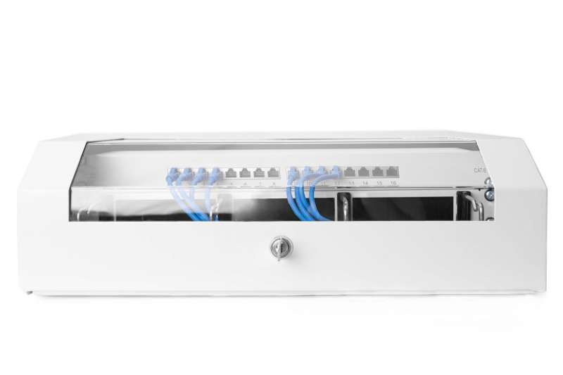 Digitus DN-19 04U-PB Falra szerelhető Rackszekrény Grey