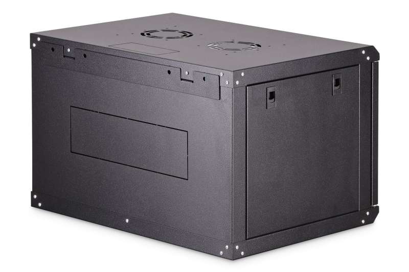 Digitus DN-19 07-U-EC-SW Falra szerelhető Rackszekrény Black