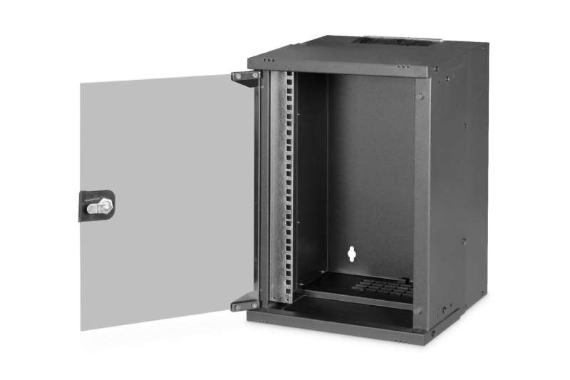 Digitus DN-49103 Falra szerelhető Rackszekrény Black