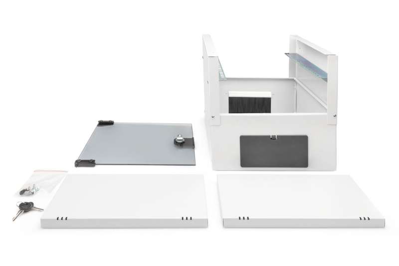 Digitus DN-49104 Falra szerelhető Rackszekrény Grey