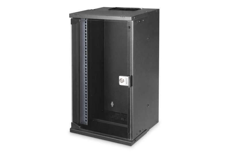 Digitus DN-49105 Falra szerelhető Rackszekrény Black