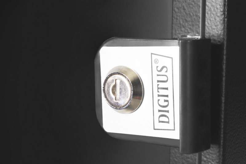 Digitus DN-49105 Falra szerelhető Rackszekrény Black