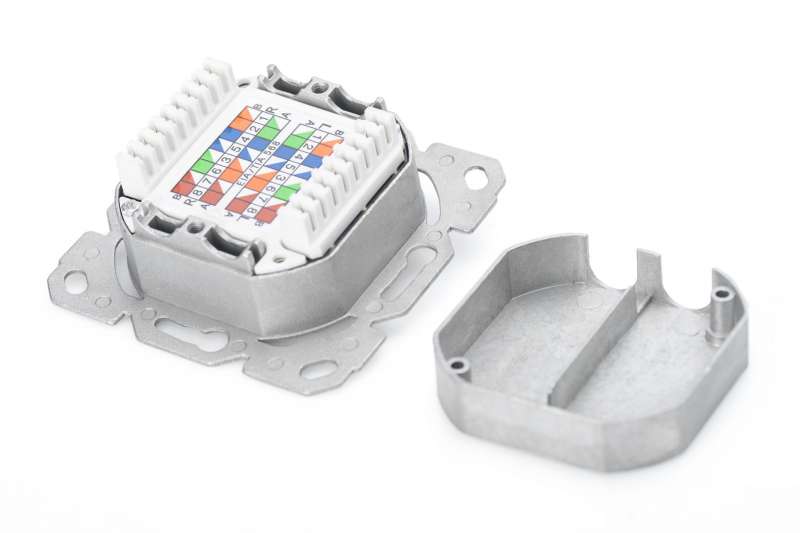 Digitus DN-9007-1 csatlakozóaljzat 2 x RJ-45 White