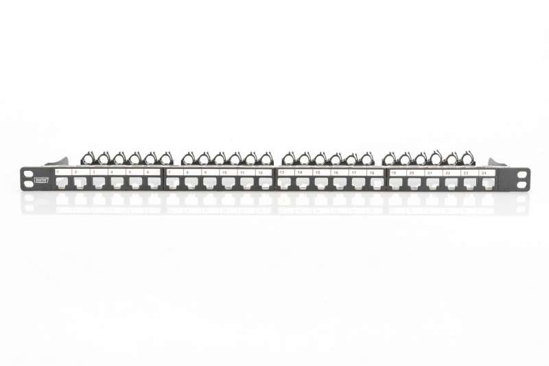 Digitus 24-port Patch Panel 0,5U Black