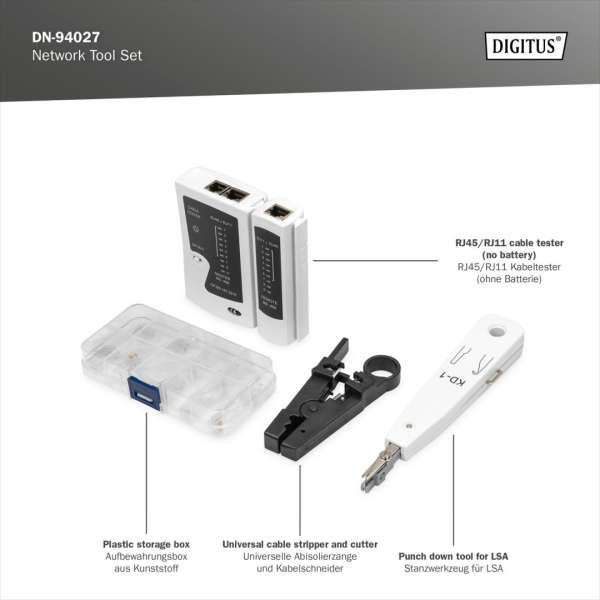 Digitus DN-94027 Network Tool Set