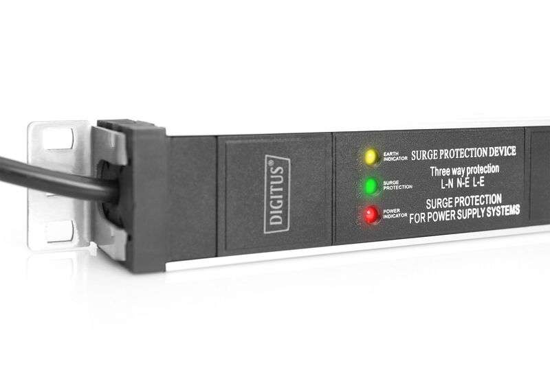Digitus DN-95412 Túlfeszültségvédő 7DIN 2m Black