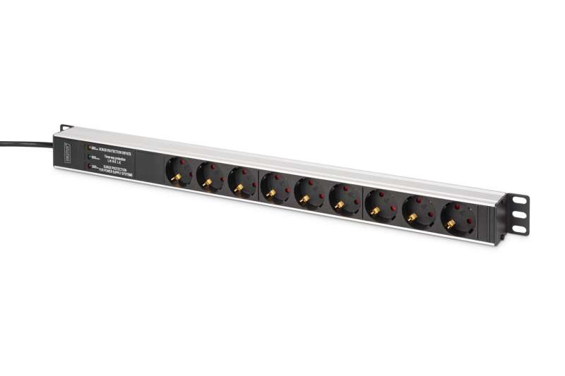 Digitus DN-95438 Túlfeszültségvédő 9DIN 2m Black