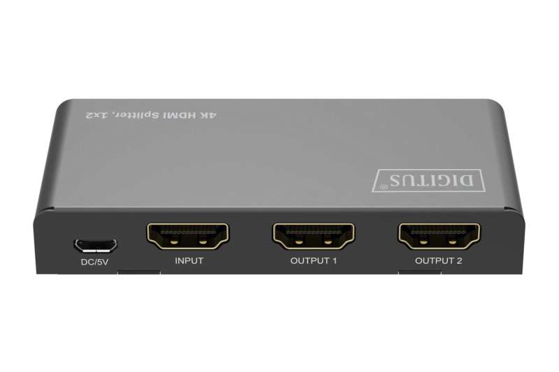 Digitus DS-55336 4K HDMI Splitter 1x2 Black
