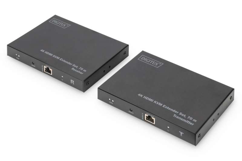 Digitus DS-55513 4K HDMI KVM Extender Set 70m Black