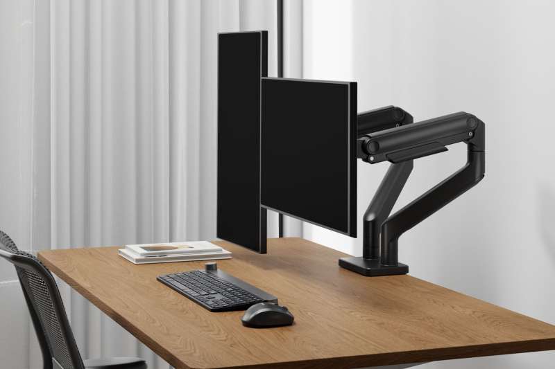 Digitus Dual Monitor Mount 2x45" Black