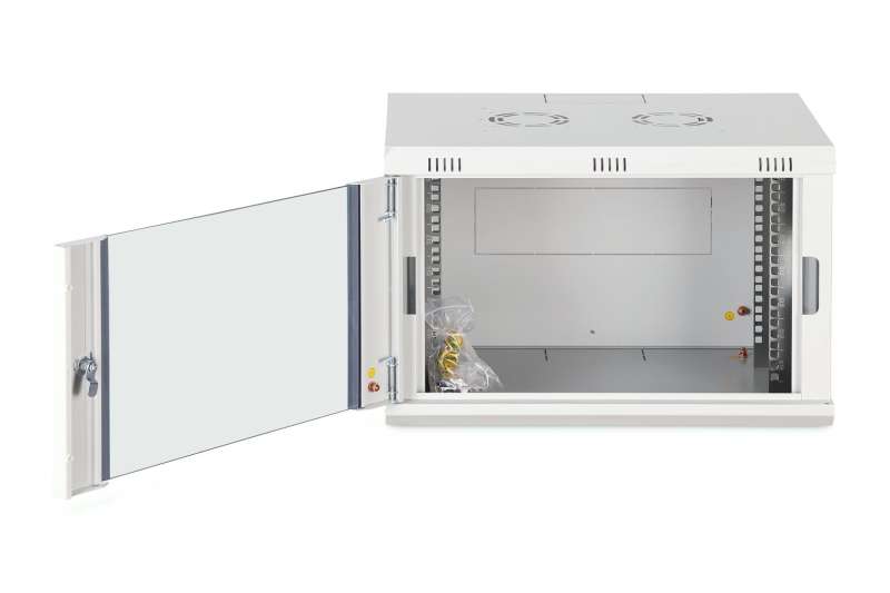 Digitus Dynamic DN-37100 19" 7U Falra szerelhető Rackszekrény Grey