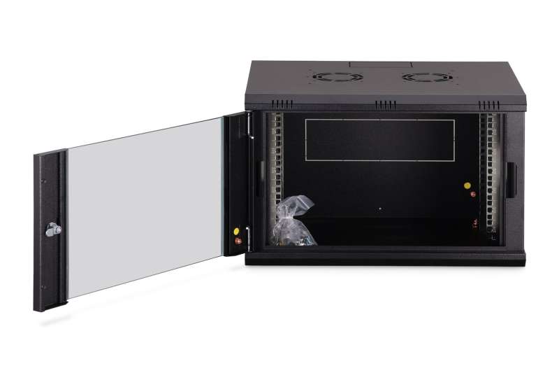 Digitus Dynamic DN-37101 19" 7U Falra szerelhető Rackszekrény Black