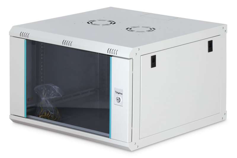 Digitus Dynamic DN-37102 19" 7U Falra szerelhető Rackszekrény Grey