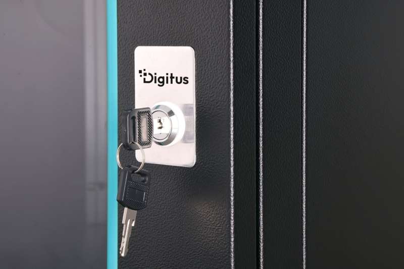 Digitus Dynamic DN-37103 19" 7U Falra szerelhető Rackszekrény Black