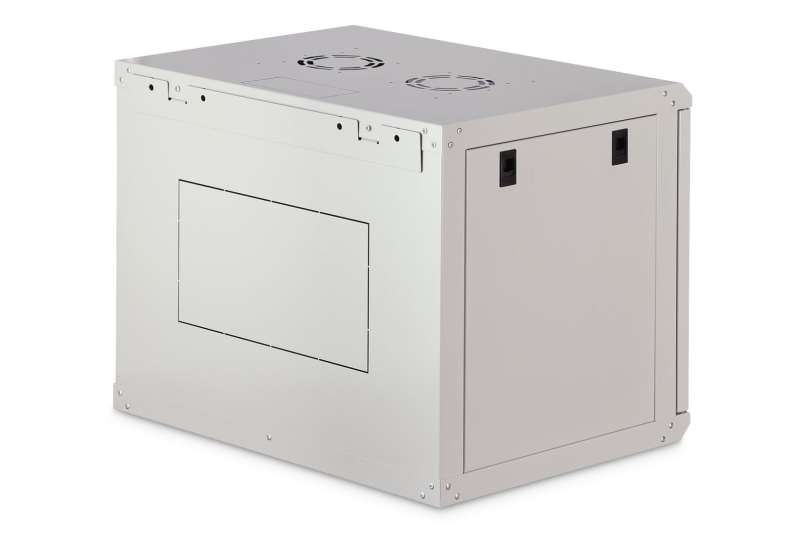 Digitus Dynamic DN-37104 19" 9U Falra szerelhető Rackszekrény Grey