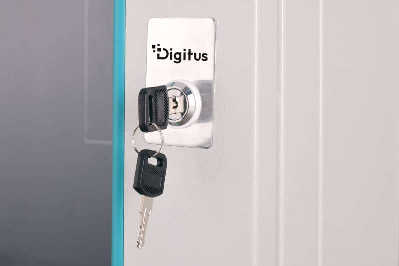 Digitus Dynamic DN-37104 19" 9U Falra szerelhető Rackszekrény Grey