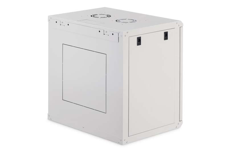 Digitus Dynamic DN-37108 19" 12U Falra szerelhető Rackszekrény Grey