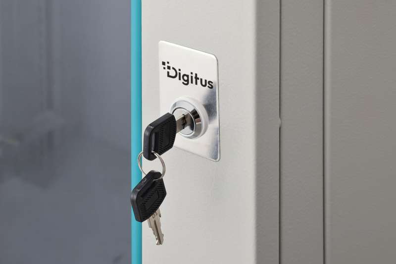 Digitus Dynamic DN-37112 19" 16U Falra szerelhető Rackszekrény Grey