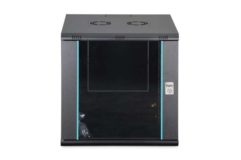 Digitus Dynamic DN-37111 19" 12U Falra szerelhető Rackszekrény Black