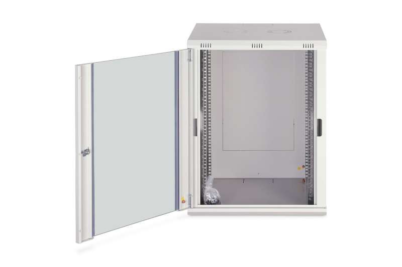 Digitus Dynamic DN-37114 19" 16U Falra szerelhető Rackszekrény Grey