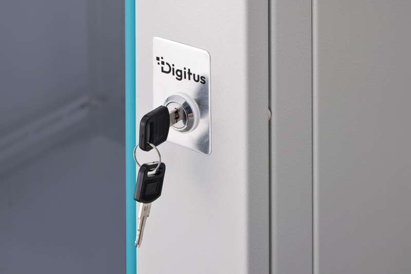 Digitus Dynamic DN-37114 19" 16U Falra szerelhető Rackszekrény Grey