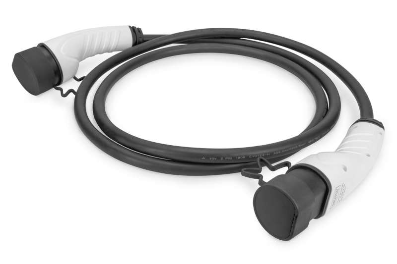 Digitus EV charging cable type 2 to type 2 7,5m Black