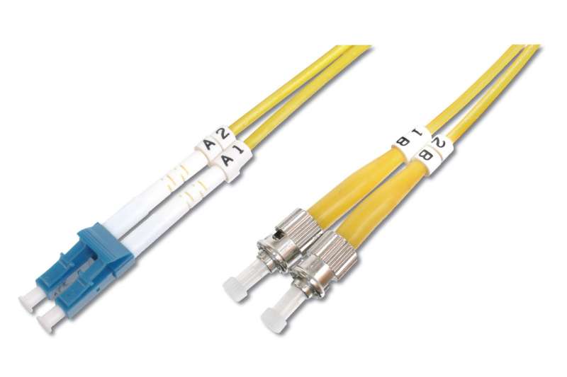 Digitus DK-2931-02 száloptikás kábel 2 M LC ST I-VH OS2 Yellow