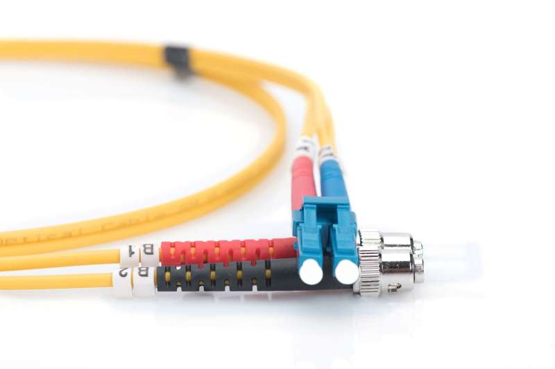 Digitus DK-2931-01 száloptikás kábel 1 M LC ST I-VH OS2 Yellow