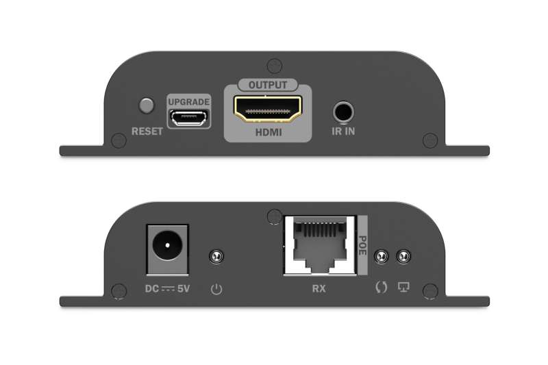 Digitus HDMI IP PoE Receiver 4K/60Hz Black