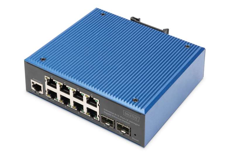 Digitus Industrial 8+2 -Port L2 managed Gigabit Ethernet Switch