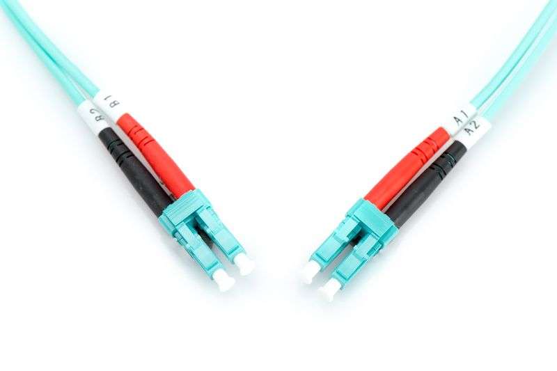 Digitus DK-2533-01/3 száloptikás kábel 1 M LC I-VH OM3 Blue