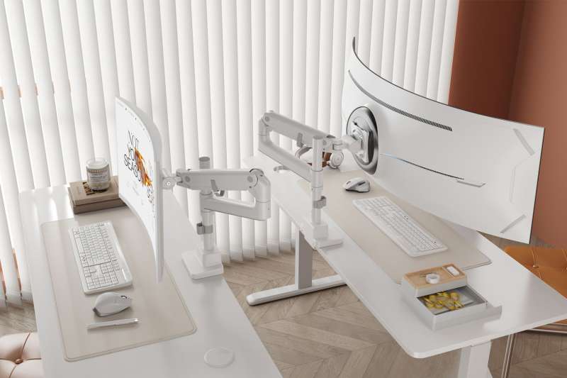 Digitus Single Monitor Mount 57" White