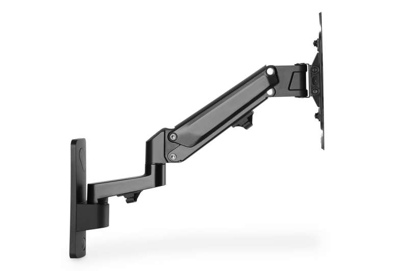 Digitus Universal Monitor Wall Mount with Gas Spring and Swivel Arm 17"-43" Black