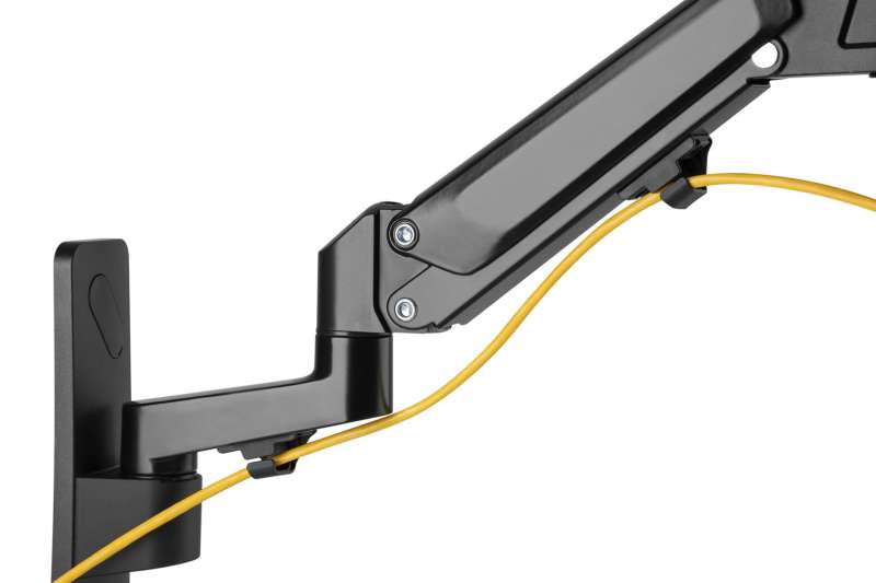Digitus Universal Monitor Wall Mount with Gas Spring and Swivel Arm 17"-43" Black