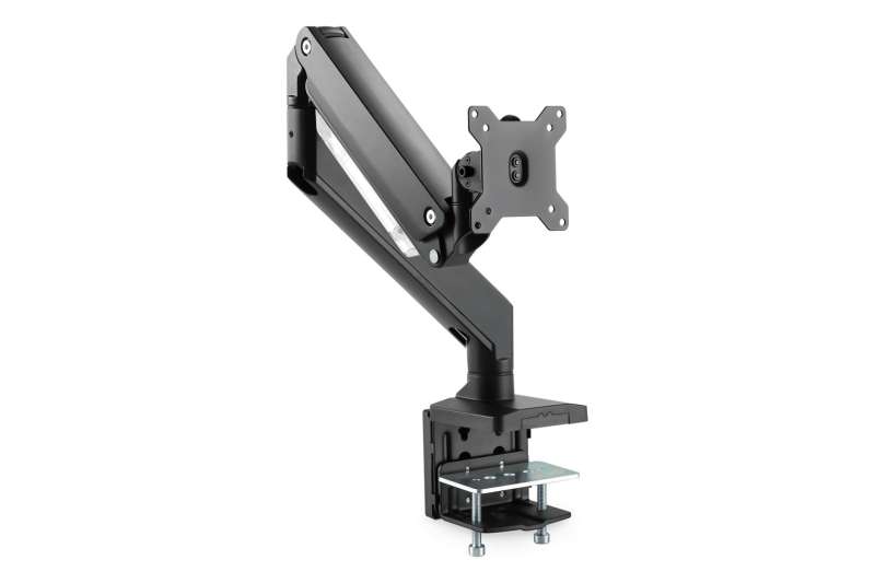 Digitus Universal Single Monitor Mount with Gas Spring and Clamp Mount 15-35" Black