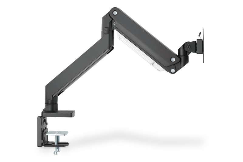 Digitus Universal Single Monitor Mount with Gas Spring and Clamp Mount 15-35" Black