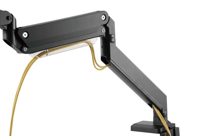 Digitus Universal Single Monitor Mount with Gas Spring and Clamp Mount 15-35" Black