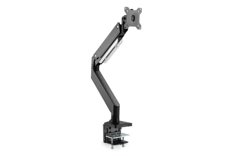 Digitus Universal Single Monitor Mount with Gas Spring and Clamp Mount 15-35" Black