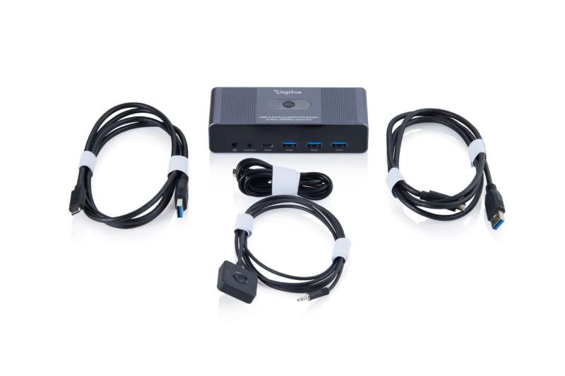 Digitus USB-C 3.0 Dual HDMI KVM Switch
