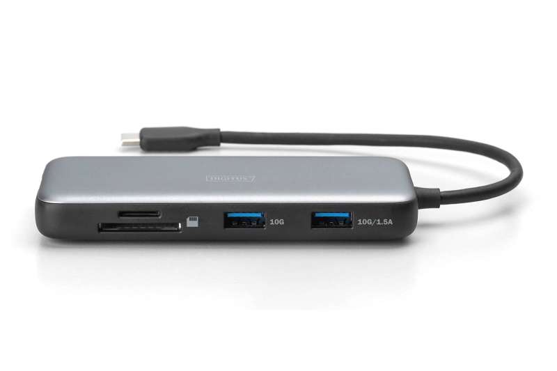 Digitus 7in1 USB-C Docking Station Black