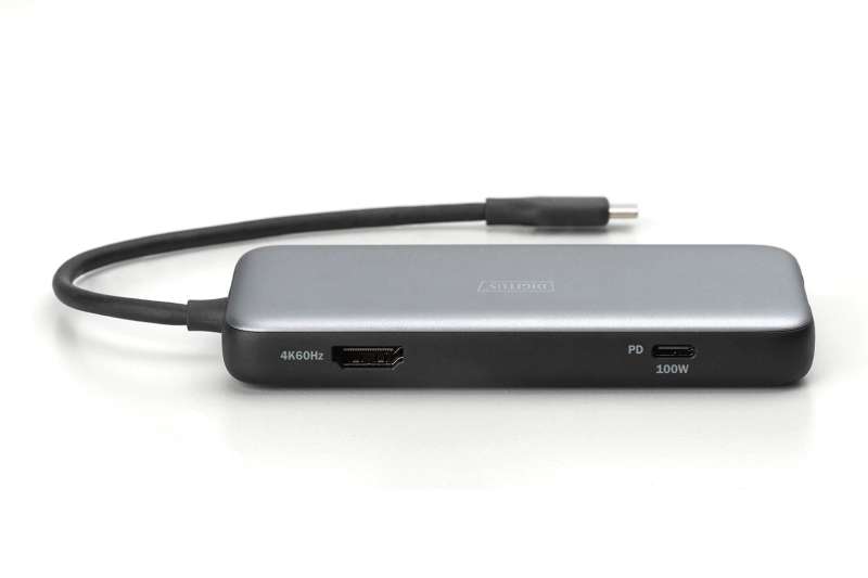 Digitus 7in1 USB-C Docking Station Black