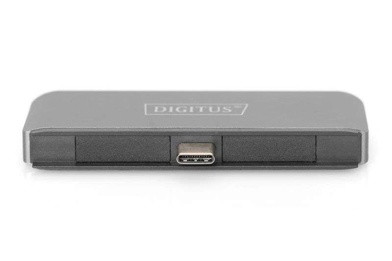 Digitus USB-C Mobile Dock 4 Port Gray