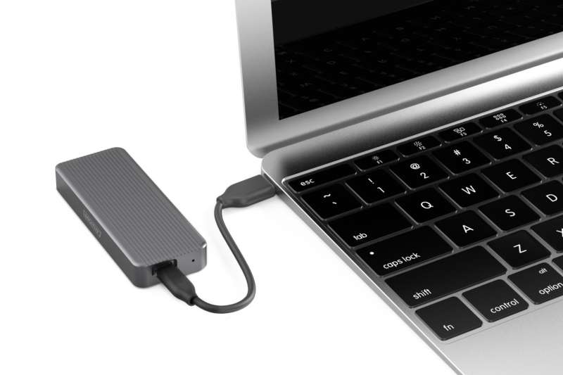 Digitus USB M.2 hard disk enclosure SSD external NVMe 20Gbps USB 3.2 Gen2x2 aluminum