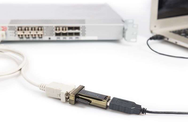 Digitus USB2.0 to Serial Converter Black
