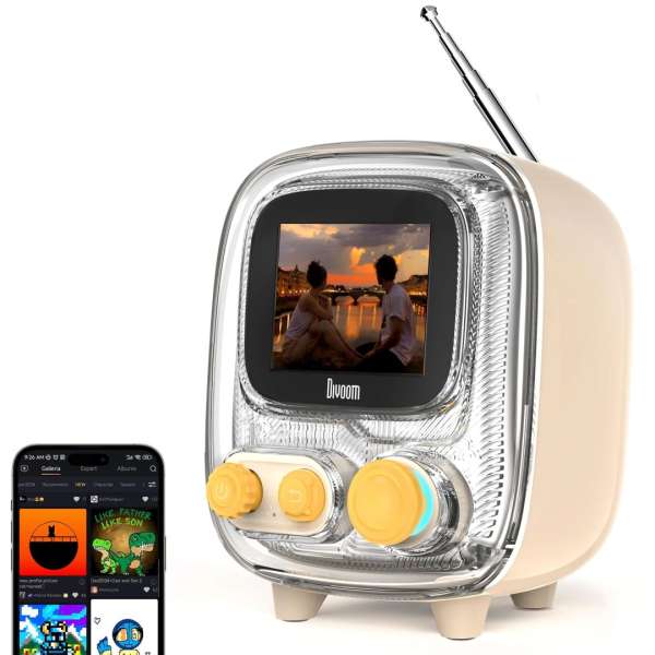 Divoom Tiivoo-2 Bluetooth Speaker Tender White